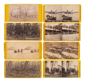 [CIVIL WAR]. A collection of 85 stereoviews from "The War for the Union" series. E. & H.T. Anthony,