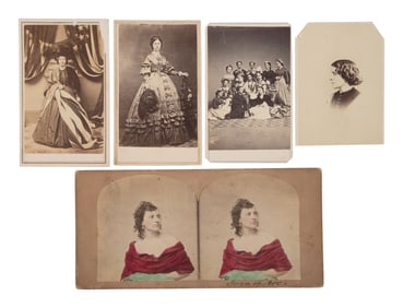 [CIVIL WAR]. Women for the Union. A group of images ft. female figures incl. Major Belle Reynolds,