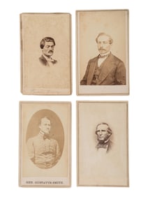 [CIVIL WAR]. A group of 15 CDVs of Confederate Generals & Rear Adm. SEMMES, incl. Generals Fitzhugh