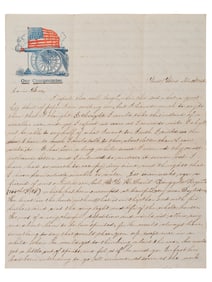 [CIVIL WAR]. War-date letters of Quaker artist and photographer Susan Walmsley (1843-1888) to her fr