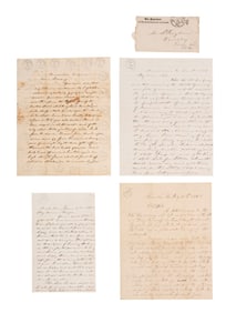 [CIVIL WAR]. War-date letters of Sidney Humphrey Hayden (1813-1890) and Albert "Bert" Hayden