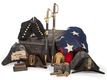 Collection of US Navy Rear Admiral Augustus Henry Kilty (1807-1879), incl. swords, dress uniform