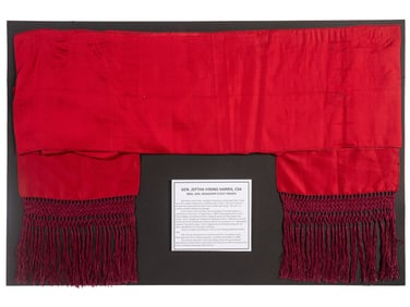 [CIVIL WAR]. Sash attributed to General Vining Harris.