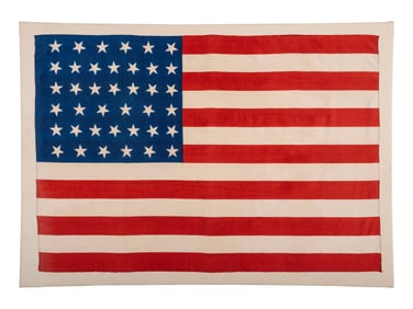 [FLAGS]. 39-star American flag. Ca 1889-1890.