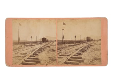 [TRANSPORTATION-WESTERN AMERICANA]. JACKSON BROS., photographers. Junction of the U.P. and the
