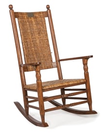 [KENNEDY, John F. (1917-1963)]. Rocking chair used by President John F. Kennedy while staying at The