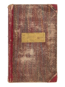 [BUSINESS]. BRINK, Arthur P. (1855-1916). Accounting ledger featuring "Articles of Co-Partnership"
