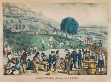 [GOLD RUSH]. California Gold Diggers. Hartford, CT: Kelloggs & Comstock, ca 1850s.