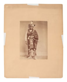 [SHINDLER, Antonio Zeno (1823-1899), photographer]. Photograph of Che-Ko-Skuk, Fox. [Washington, DC,