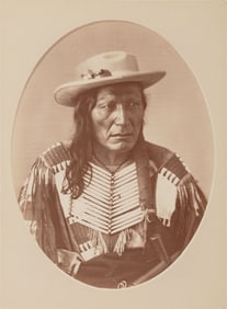 GARDNER, Alexander (1821-1882), photographer. Albumen photograph of High Wolf, Tchan-Gm-Ani-Tah-An
