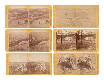 ILLINGWORTH, W.H. (1844-1893), photographer. A group of 37 stereoviews of George Custer's expedition