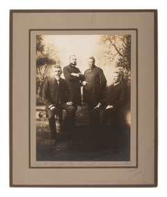 BARRY, David F. (1854-1934), photographer. Two photographs of US Indian Agents, incl. James