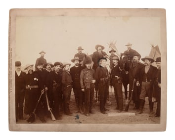 GRABILL, John C.H. (1849-1903), photographer. Photograph of William F. "Buffalo Bill" Cody with war