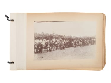 ANDERSON, J.A. (1869-1948), photographer. Unbound album containing 22 photographs of Rosebud Agency,