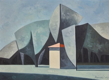 Duilio (Dubè) Barnabè (Italian, 1914-1961) The White House, 1959