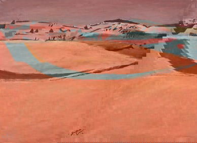 Henri Hayden (French/Polish, 1883-1970) Les Collines, 1966