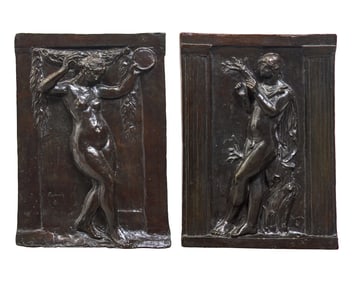 Pierre-Auguste Renoir and Louis Morel (French, 1841-1919) La Danseuse au Tambourin (I); together