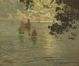 Amédée Marcel-Clément (French, 1873-1950) Départ à Noirmoutier