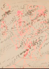 Jean Cocteau (French, 1889-1963) Marbella I (Study for the Flamenco Panels in Ana de Pombo's