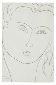 Henri Matisse (French, 1869-1954) Portrait de Femme (Liban), 1948