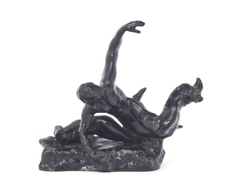 Auguste Rodin (French, 1840-1917) Triton et Sirène, circa 1902