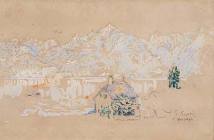 Paul Signac (French, 1863-1935) Saint-Gingolph (Switzerland), 1919
