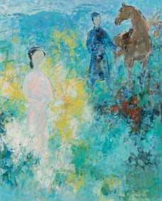 Vu Cao Dam (Vietnamese, 1908-2000) Le Rendez-Vous, 1974