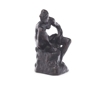 Auguste Rodin (French, 1840-1917) La Petite Baigneuse au Rocher, circa 1900