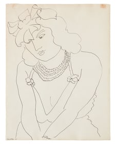 Henri Matisse (French, 1869-1954) Portrait de Femme, 1944