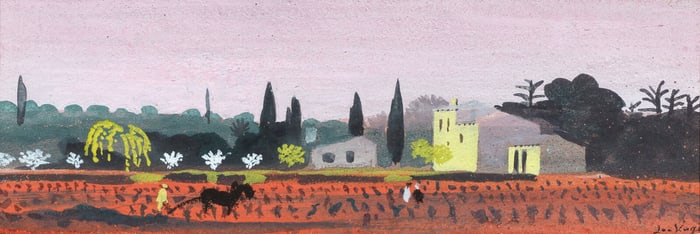 Jean Hugo (French, 1894-1984) Les Vendanges à Cheval