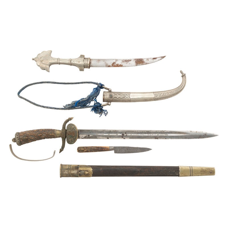 German Weyersberg Hirschfanger and Moroccan Koummya Jambiya (1 of 2)