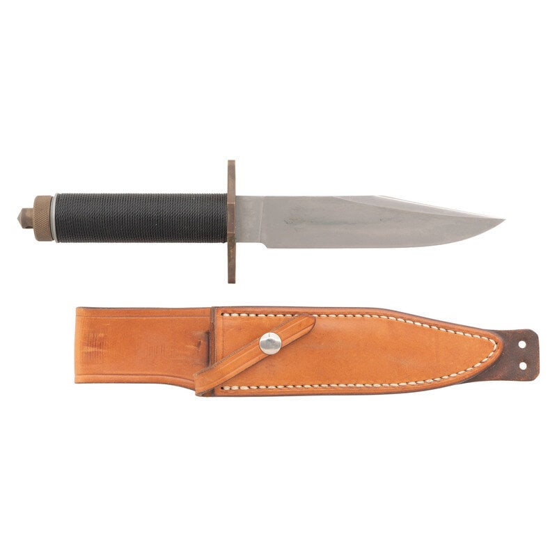 Jimmy Lile Hollow Handle Combat Knife No Dot with Holster (1 of 2)