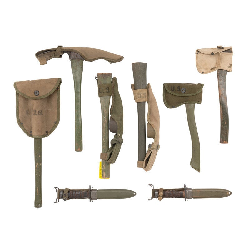 Large Group of  WWII Field Gear  (1 of 4)