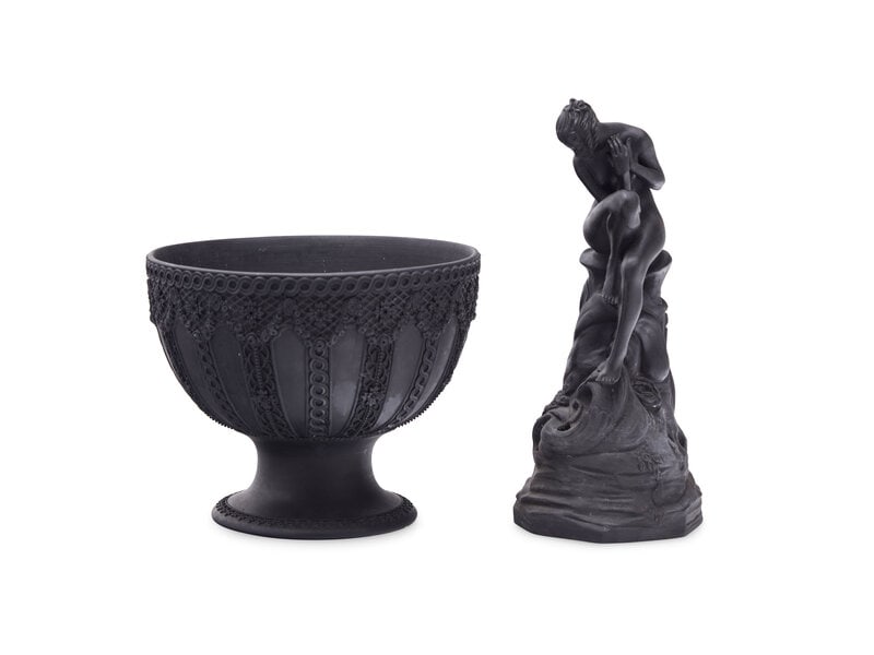 Two Wedgwood Black Basalt Wares (1 of 1)
