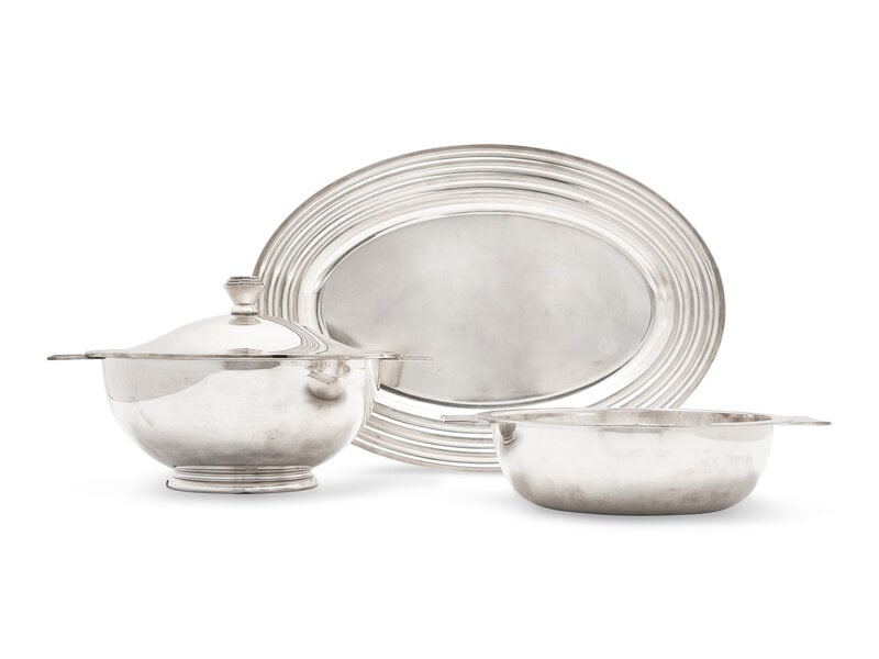 A Group of Christofle Silver Plate Servingwares (1 of 2)