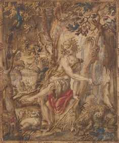 Florentine School, Second half of the 16th Century, Design for a Tapestry: The Young Saint John the