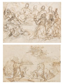 Italian School, 15th/16th Century, The Death of the Righteous and the Judgement of the Sinner and
