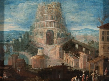 Follower Of Hendrick van Cleve III (Flemish, 1525-1589) The Tower of Babel