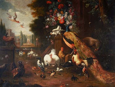 Follower of Melchior de Hondecoeter (1636-1695) | Attributed to Philips van Kouwenberg (1671-1729)