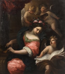 Carlo Nuvolone (Italian, B. 1655) Allegory of Music, 1680-1690