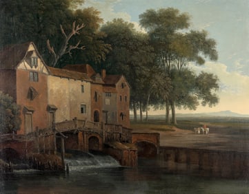 Joseph Farington (British, 1747-1821) Hampton Mill, Shropshire