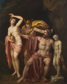 Josef Abel (Austrian, 1764-1818) Prometheus, Mercury and Pandora, 1814