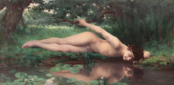 Jules Cyrille Cavé (French, 1859-c. 1940) Narcissus, 1890