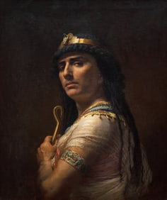 Frederick Arthur Bridgman  (American, 1847-1928) An Egyptian Priest, 1877