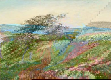 Victor Alfred Paul Vignon (French, 1847-1909) Chemin Montant