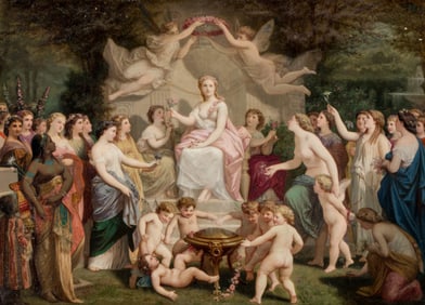 Henri Pierre Picou (French, 1824-1895) Allegory of Spring, 1874