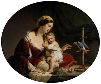 Jules Boulanger (French, B. 1822) A Sweet Reward