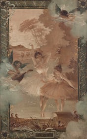 Jules Chéret (French, 1836-1932) Ballerinas