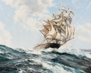 Montague Dawson (British, 1890-1973) The Flying Clipper "The Cutty Sark"
