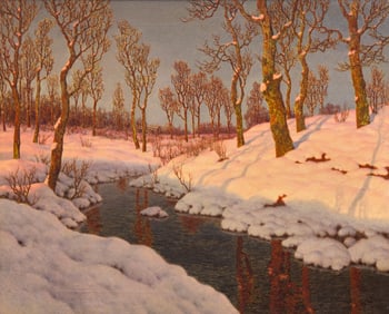 Ivan Fedorovich Choultsé (Russian, 1877-1932) November Evening